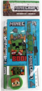 MINECRAFT - Stationery Set - 5pc.