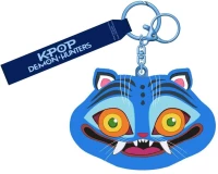 KPop Demon Hunters Silicone Keychain Derpy Tiger