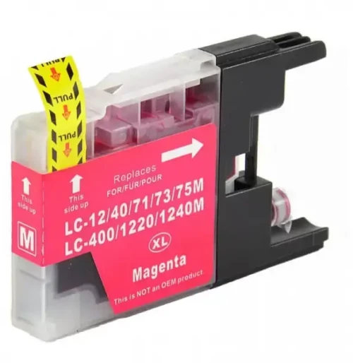 Συμβατό μελάνι Brother LC12/17/73/77/75/79/400/450/1240/1280 Magenta