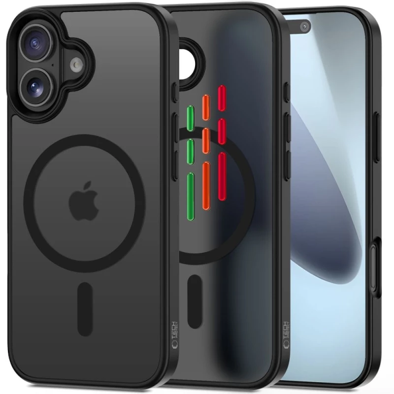 TECH-PROTECT MAGMAT XT 4-SET MAGSAFE IPHONE 17 MATTE BLACK
