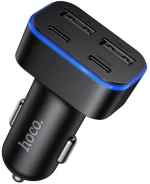 Φορτιστής Αυτοκινήτου Hoco Z63 2x USB-C & 2x USB-A PD/QC3.0 42W – Black