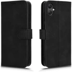 Samsung Galaxy A05 - Δερματίνη Αναδιπλούμενη Book Case με Ενσωματωμένη Θήκη Σιλικόνης – Black oem