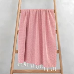 LINO Pestemal Παρεό Aureva 90x180 Κοραλί DPink -