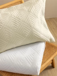 Σετ Κουβερλί Palamaiki WED106 Λευκό Υπέρδιπλο 240 x 260
