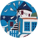 Βαμβακερό σουπλά (38cm) design 3 - -