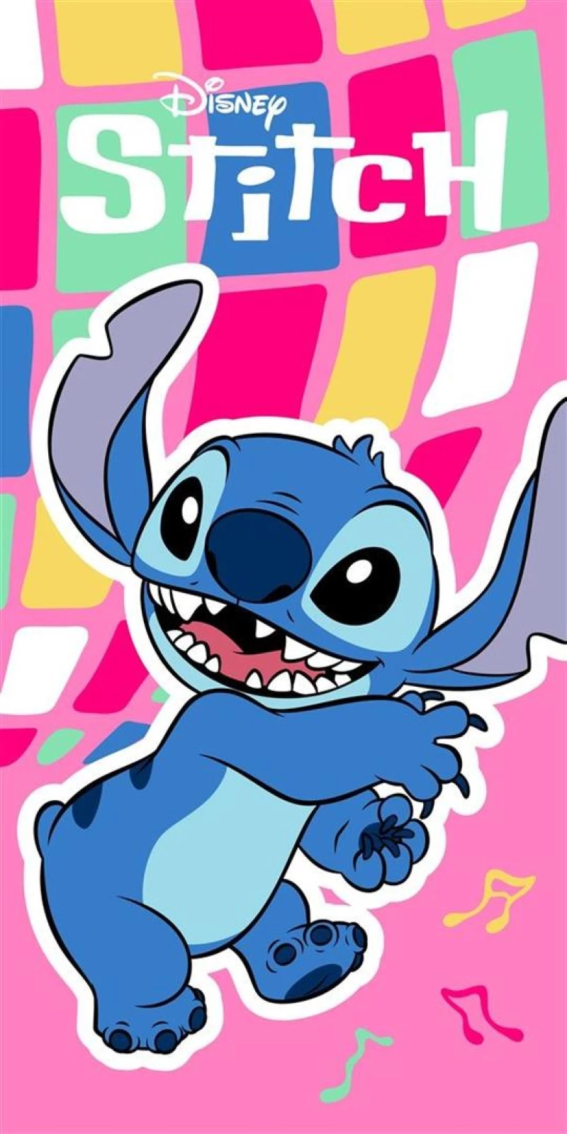 Πετσέτα Θαλάσσης Quick Dry Disney Home Lilo & Stitch 188 70X140 Pink 100% Microfiber - -