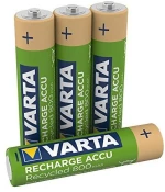 1x4 Varta RECHARGE ACCU Recycled 800 mAH AAA Micro NiMH (56813 101 404)