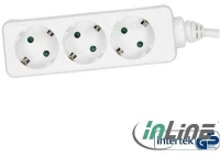 REV Socket line    3-fold 1,4 m white (512342555)