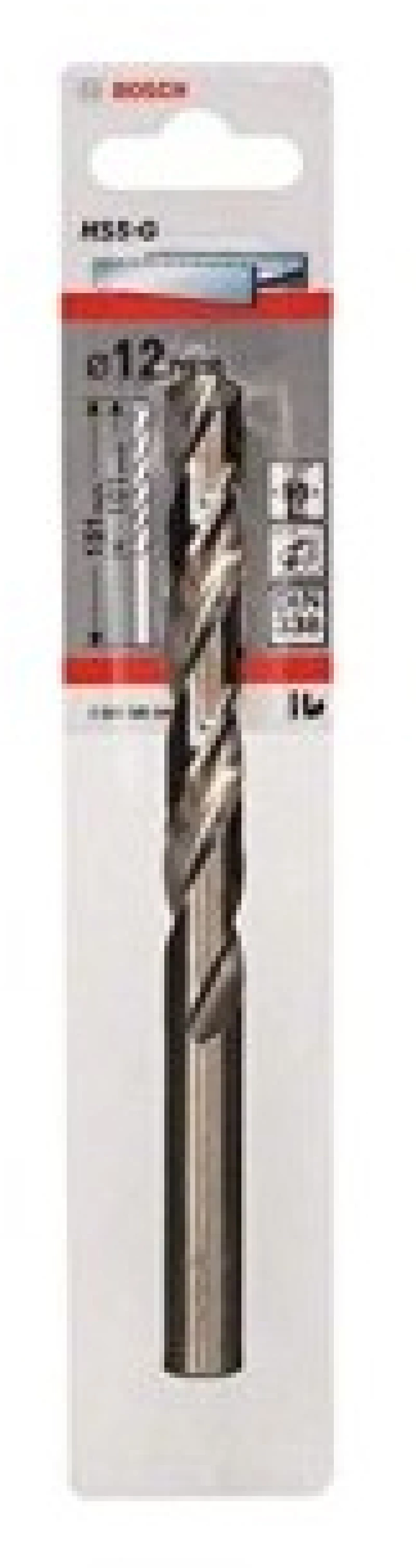Bosch Metal drill bits HSS-G, DIN 338, Ø 12mm, Working length 101mm (2608585940)