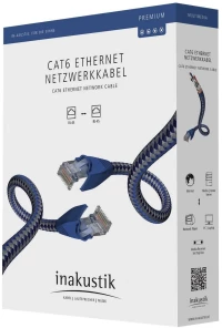 in-akustik Premium Network Cable CAT6 RJ45 5M (480305)
