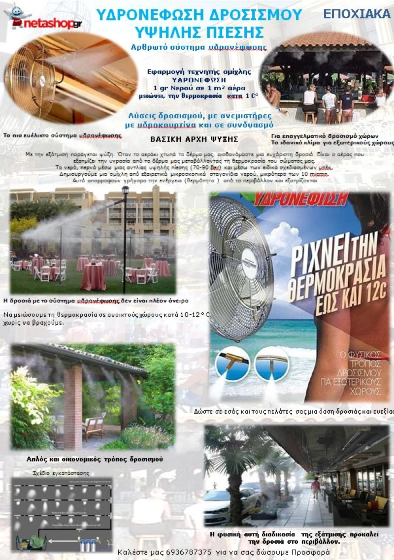 ΥΔΡΟΝΕΦΩΣΗ ΔΡΟΣΙΣΜΟΥ ΥΨΗΛΗΣ ΠΙΕΣΗΣ