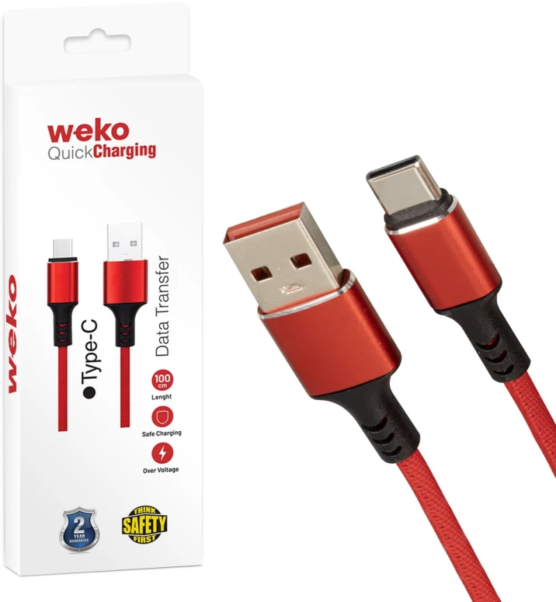 WEKO WK-22024 3A USB-A to Type-C Cable 1m