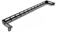 DELOCK cable management panel 67462 για rack 19", 0.5U, βάθος 80mm, μεταλλικό, μαύρο