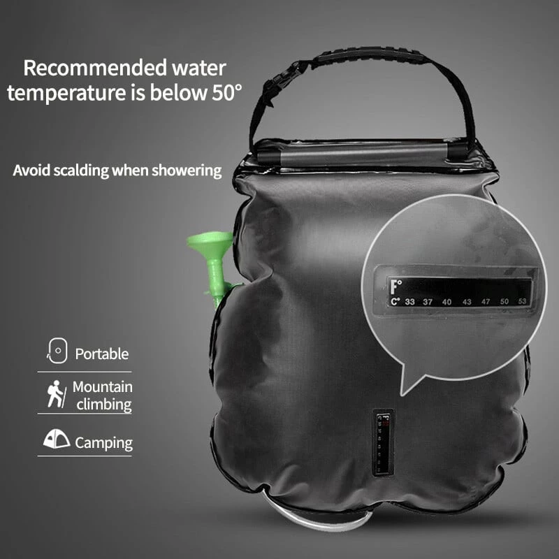 Φορητή ηλιακή ντουζιέρα camping - YB4003 - 20L - 181727