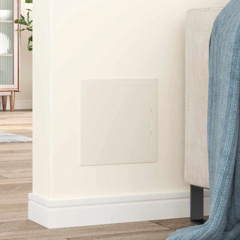 vidaXL Πίνακες Πρόσβασης 2 pcs Λευκό 20 x 20 cm ΑΒΣ Πλαστικό