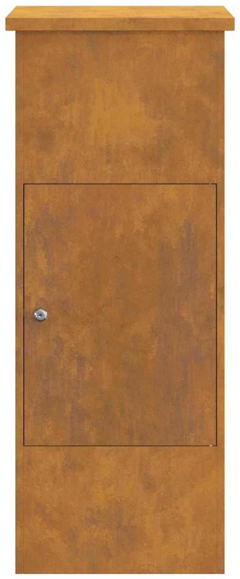 vidaXL Θυρίδα Πακέτων με αποθήκευση Σκ rusty 44,5 x 29 x 110,5 εκ