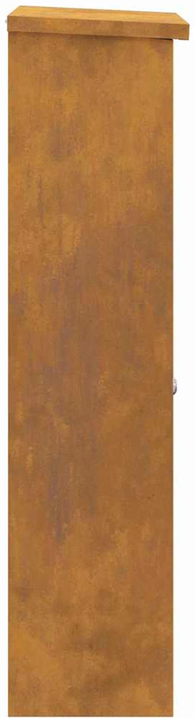vidaXL Θυρίδα Πακέτων με αποθήκευση Σκ rusty 44,5 x 29 x 110,5 εκ