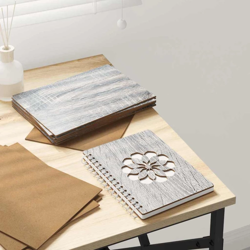 vidaXL Διακοσμητικά Πάνελ 50 pcs Γκρίζο Σονομα 15 x 21 x 0.27 εκ.