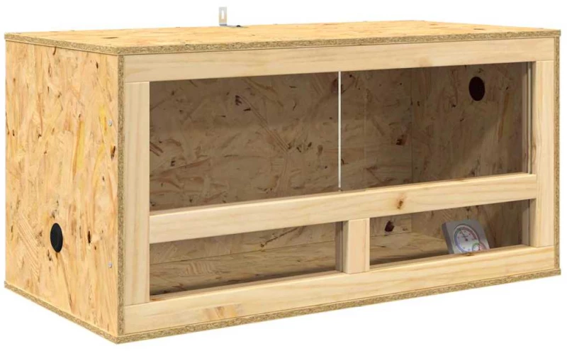 vidaXL Terrarium Καφέ 80 x 40 x 40 cm OSB
