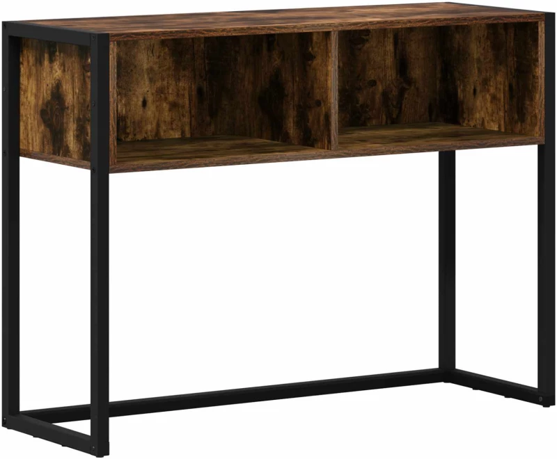 vidaXL End Table Καπνιστό Δρύς 100 x 36 x 75 εκ. Επεξεργασμένο ξύλο