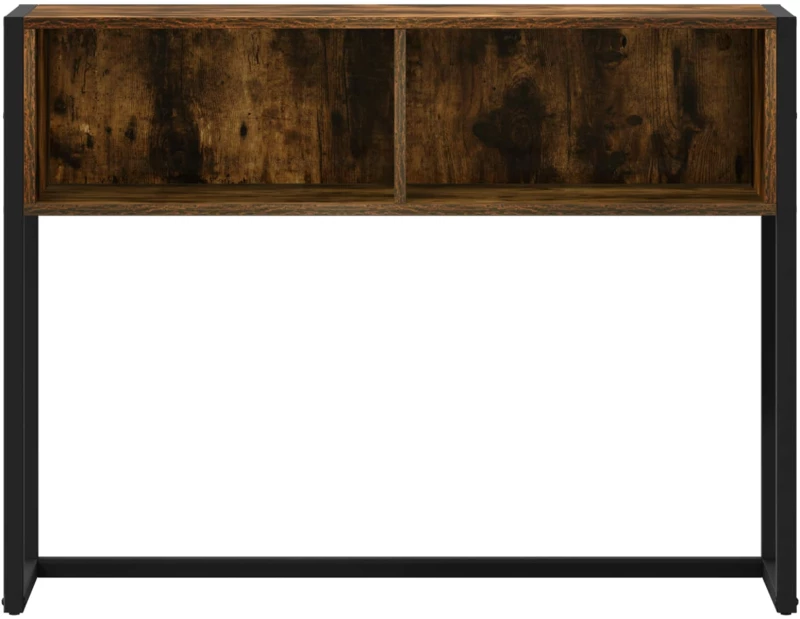 vidaXL End Table Καπνιστό Δρύς 100 x 36 x 75 εκ. Επεξεργασμένο ξύλο