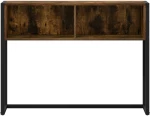 vidaXL End Table Καπνιστό Δρύς 100 x 36 x 75 εκ. Επεξεργασμένο ξύλο