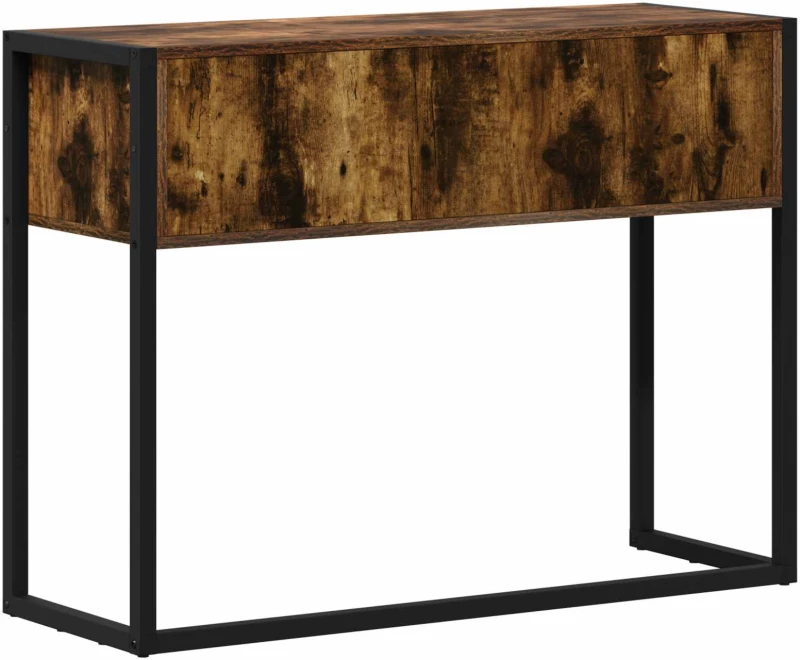 vidaXL End Table Καπνιστό Δρύς 100 x 36 x 75 εκ. Επεξεργασμένο ξύλο