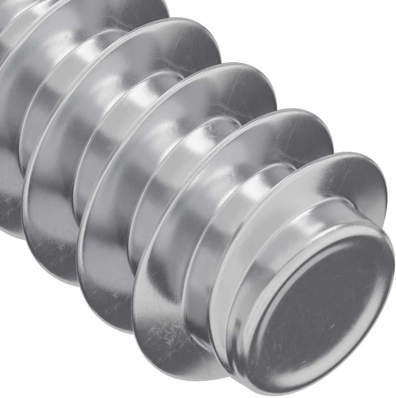 vidaXL Βίδα 12 pcs Ασημί M6 x 12 mm Σίδερο