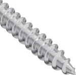 vidaXL Ξυλοβίδες 2 pcs Ασημί M4 x 28 mm Ατσάλι