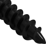 vidaXL Βίδα Αυτο-τρυπητή 12 pcs Μαύρο 4 x 25 mm Ατσάλι