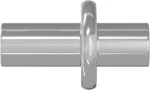 vidaXL Στήριγμα Ραφιού 12 pcs Ασημί 8,6 x 8,6 x 14,6 mm Ατσάλι