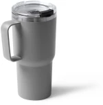 Θερμός - κούπα 500 ml γκρι ανοξείδωτο ατσάλι Υ18,9xØ9εκ.