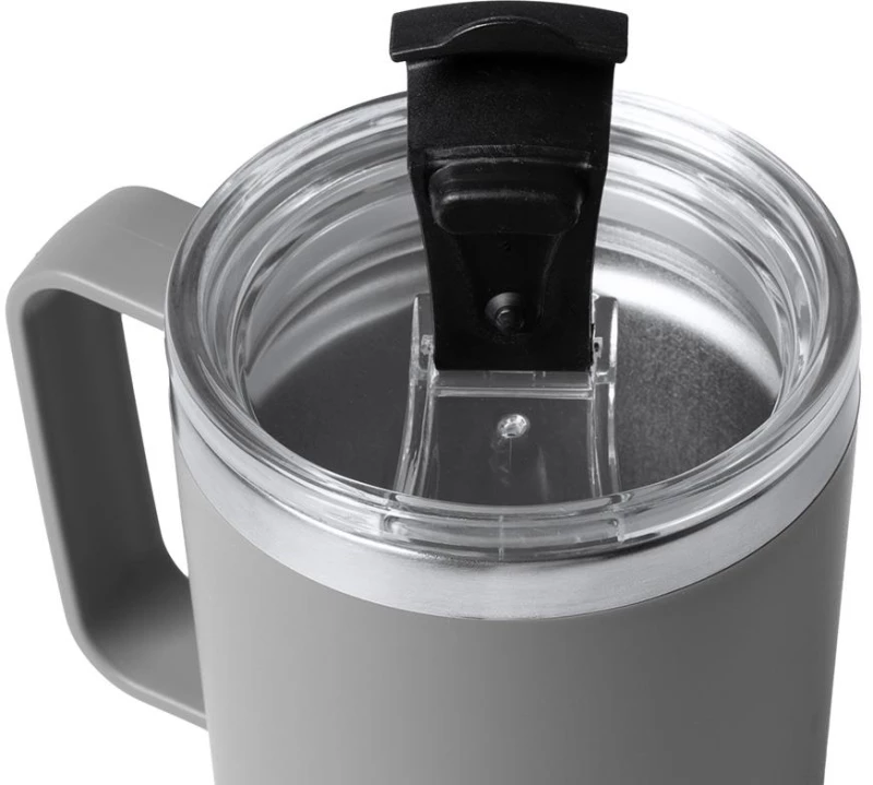 Θερμός - κούπα 500 ml γκρι ανοξείδωτο ατσάλι Υ18,9xØ9εκ.
