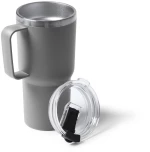 Θερμός - κούπα 500 ml γκρι ανοξείδωτο ατσάλι Υ18,9xØ9εκ.