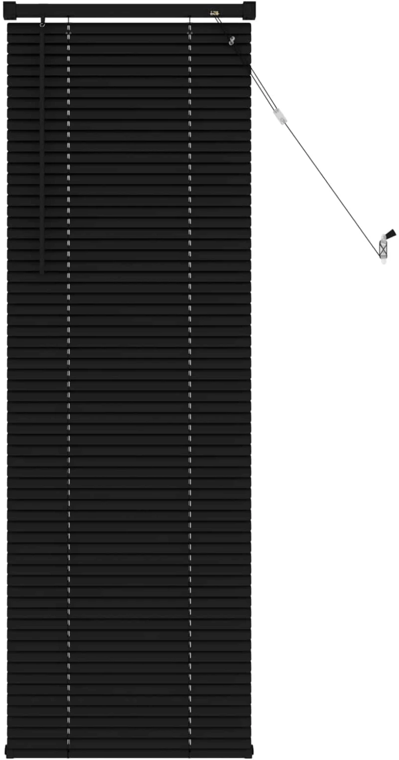 vidaXL Βενετσιάνικη Σκίαση Μαύρο 150 x 40 εκ PVC