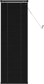 vidaXL Βενετσιάνικη Σκίαση Μαύρο 150 x 40 εκ PVC