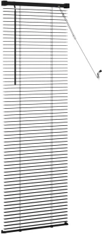 vidaXL Βενετσιάνικη Σκίαση Μαύρο 150 x 40 εκ PVC