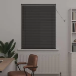 vidaXL Βενετσιάνικη Σκίαση Ασημί Γκρι 150 x 90 cm PVC