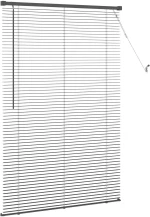 vidaXL Βενετσιάνικη Σκίαση Ασημί Γκρι 150 x 90 cm PVC