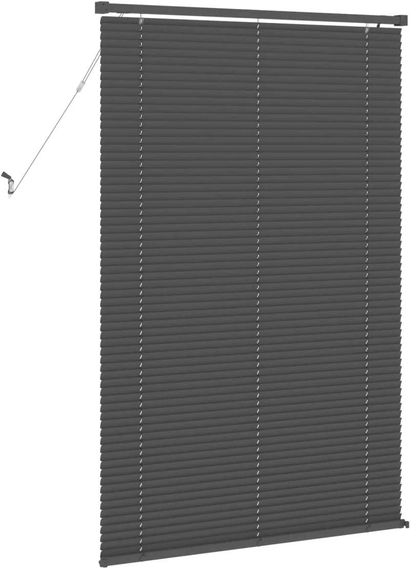 vidaXL Βενετσιάνικη Σκίαση Ασημί Γκρι 150 x 90 cm PVC