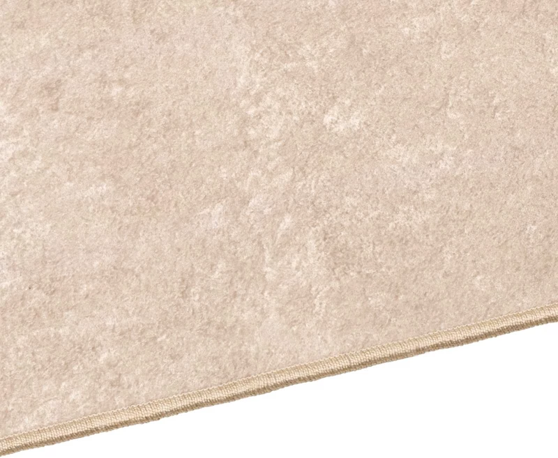vidaXL Χαλί Runner MARSA Κρεμ 80 x 100 cm Πολυέστερ και PVC