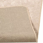 vidaXL Χαλί Runner MARSA Κρεμ 50 x 200 εκ. Πολυέστερ και PVC