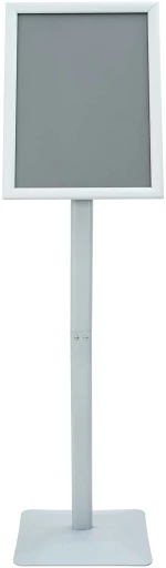 vidaXL Πόδι αφίσας Ασημί 32,5 x 27 x 126 εκ. Σιδηρούν χυτοσίδηρο
