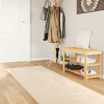 vidaXL Χαλί Runner MARSA Κρεμ 80 x 450 εκ. Πολυέστερ και PVC