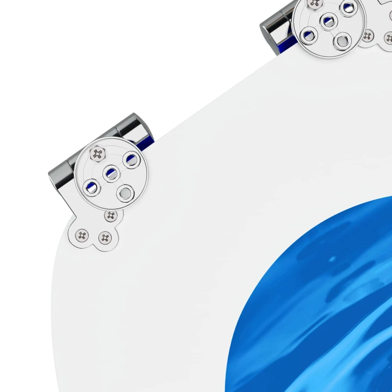 vidaXL Μαλακή κλειστή λεκάνη 2 pcs Μπλε Σταγόνα 44 x 38 εκ.
