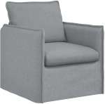 vidaXL Καναπές Ανοιχτό γκρι 75 x 82 x 85 εκ ύφασμα