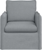 vidaXL Καναπές Ανοιχτό γκρι 75 x 82 x 85 εκ ύφασμα