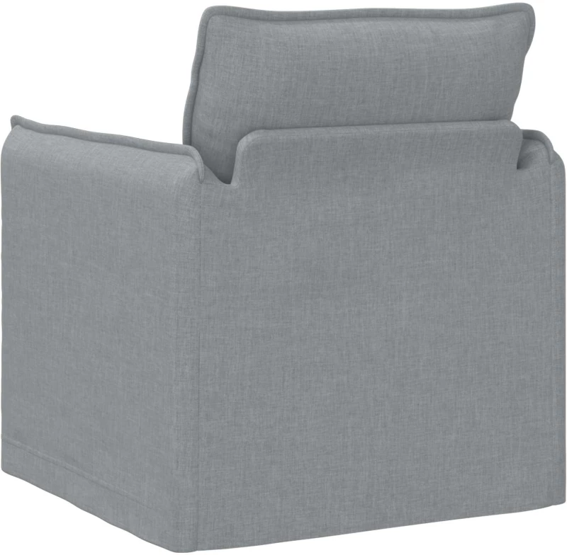 vidaXL Καναπές Ανοιχτό γκρι 75 x 82 x 85 εκ ύφασμα