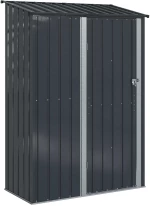 vidaXL Κηποσυνθέσεις Ανθρακί 140,5 x 74 x 200 εκ Μέταλλο