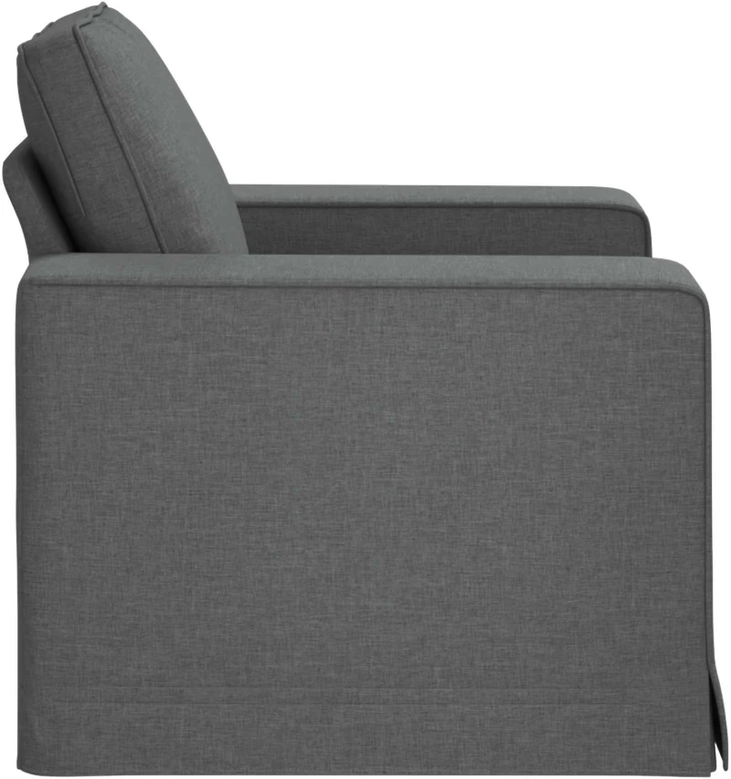 vidaXL Καναπές Σκούρο Γκρι 103 x 80 x 82 εκ ύφασμα
